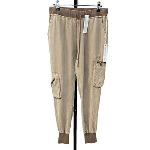 Revolve Young Fabulous & Broke Women's Cargo Tencel Joggers  Size XS NWT
